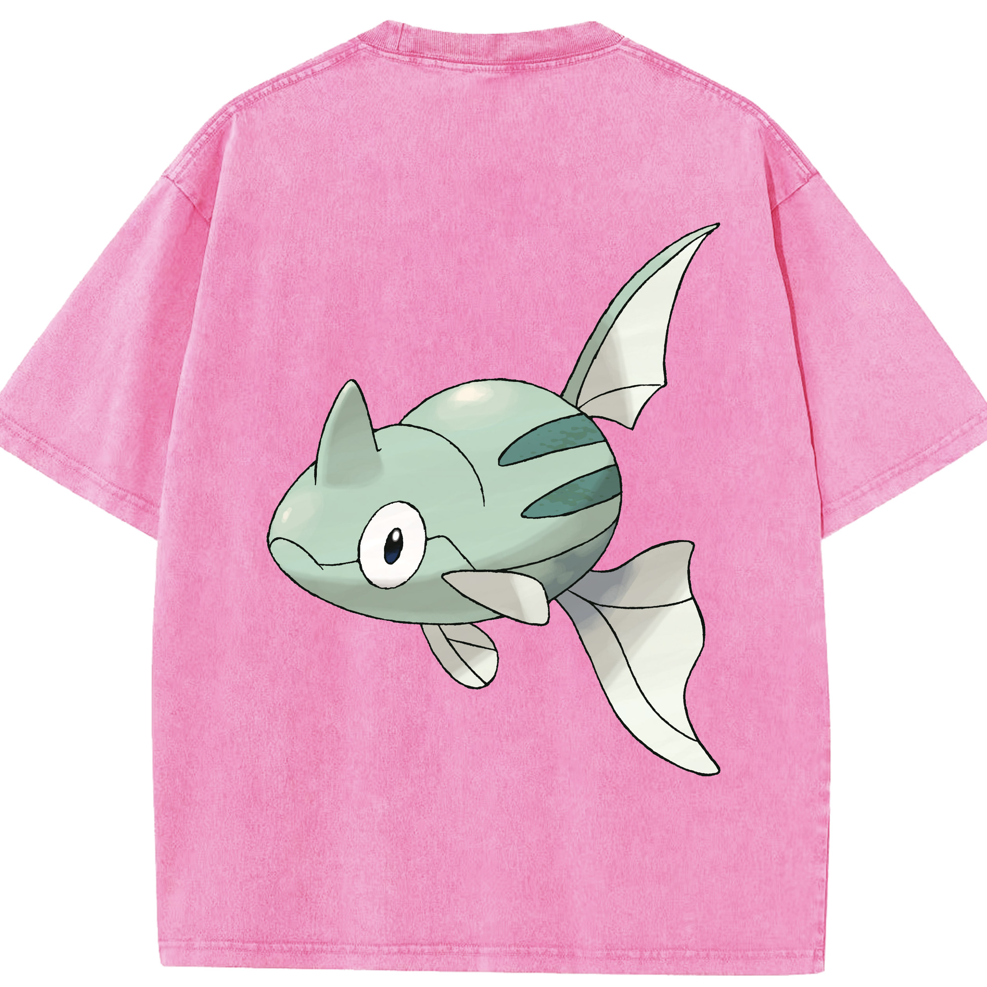 （画像用） ポケットモンスター Pokémon 綿100% ヴィンテージ風 半袖Tシャツ（背面プリント）